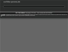 Tablet Screenshot of curitiba-parana.de